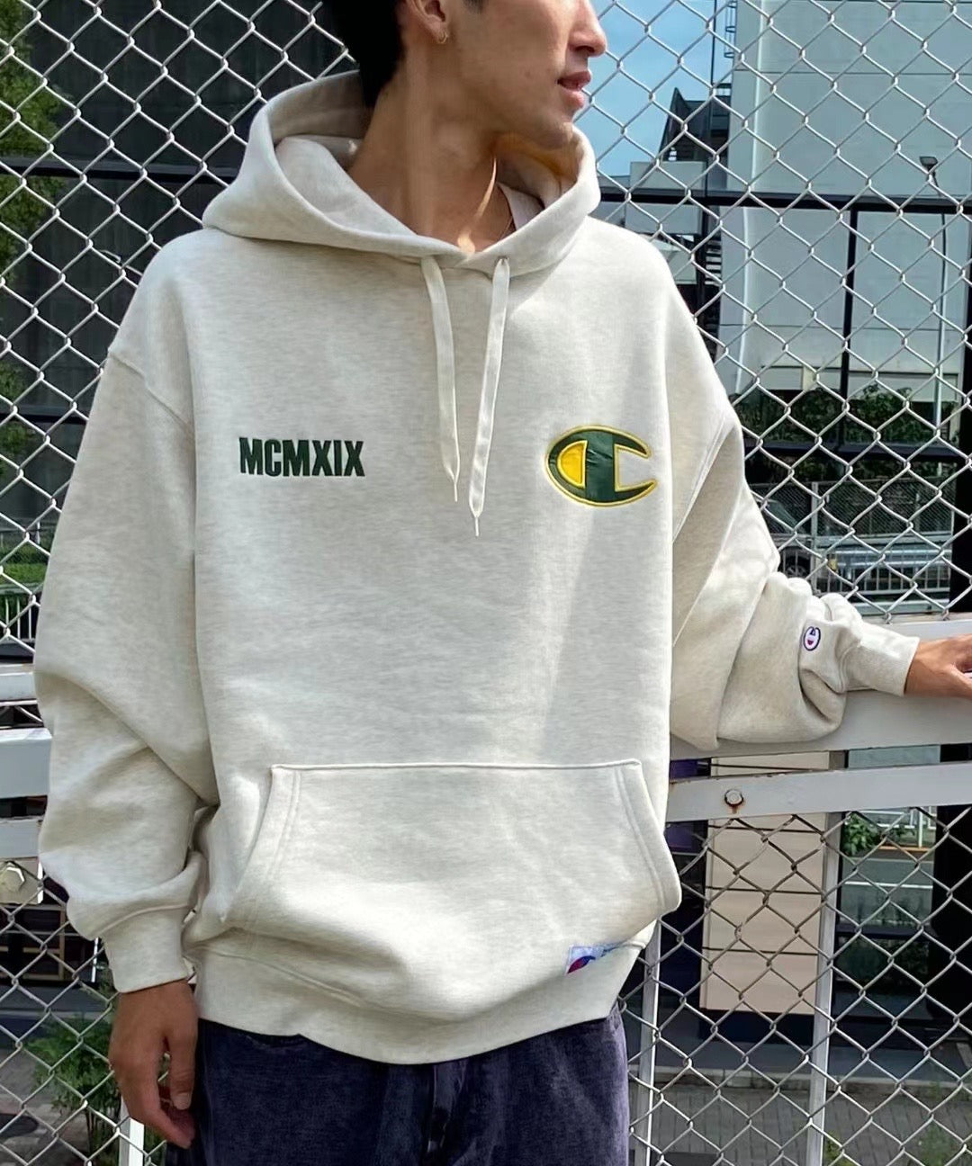 Champion 刺繡hoodies