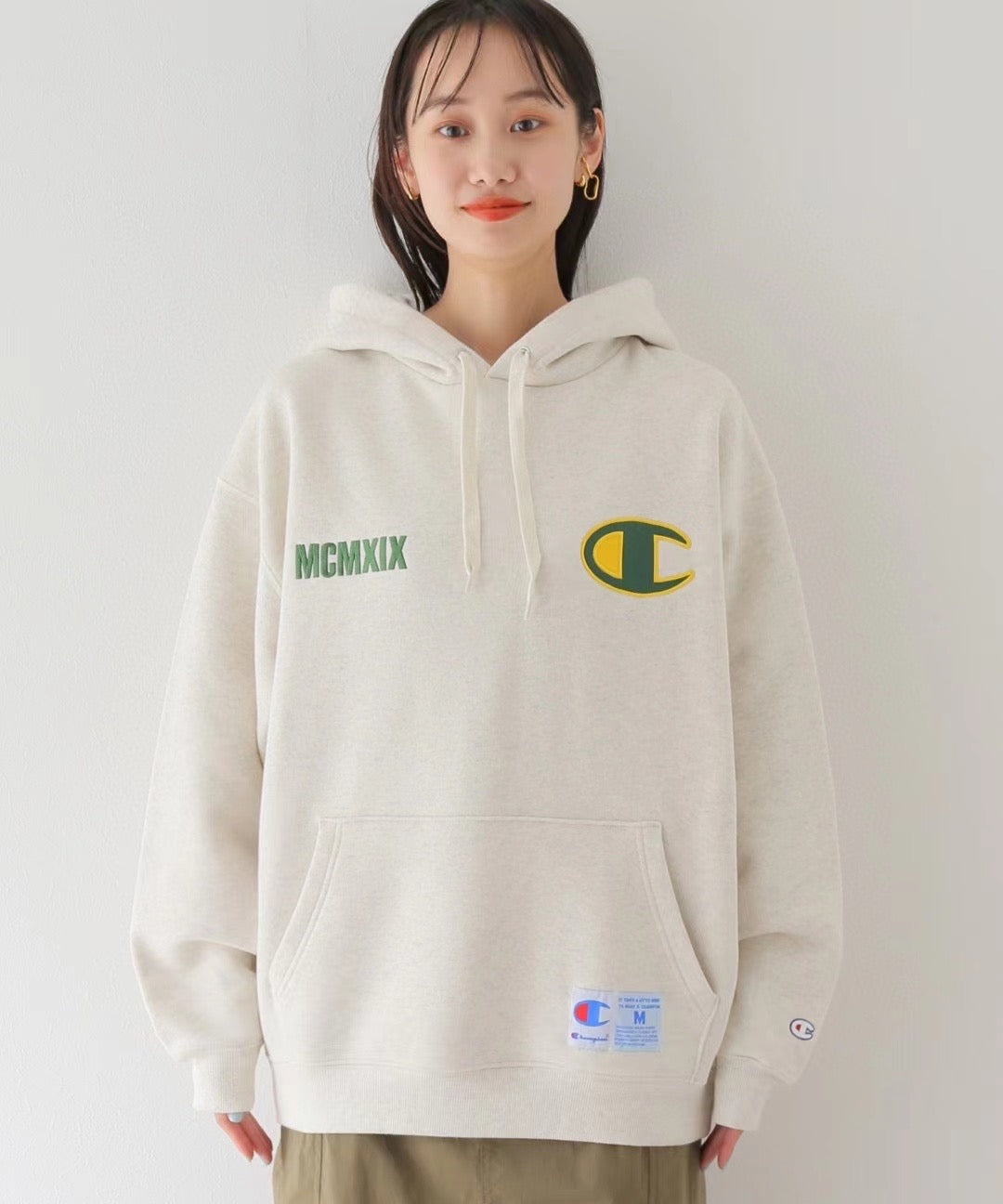 Champion 刺繡hoodies