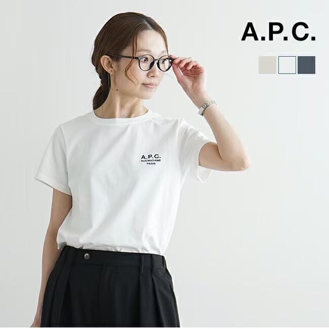 A.P.C 字母 tee