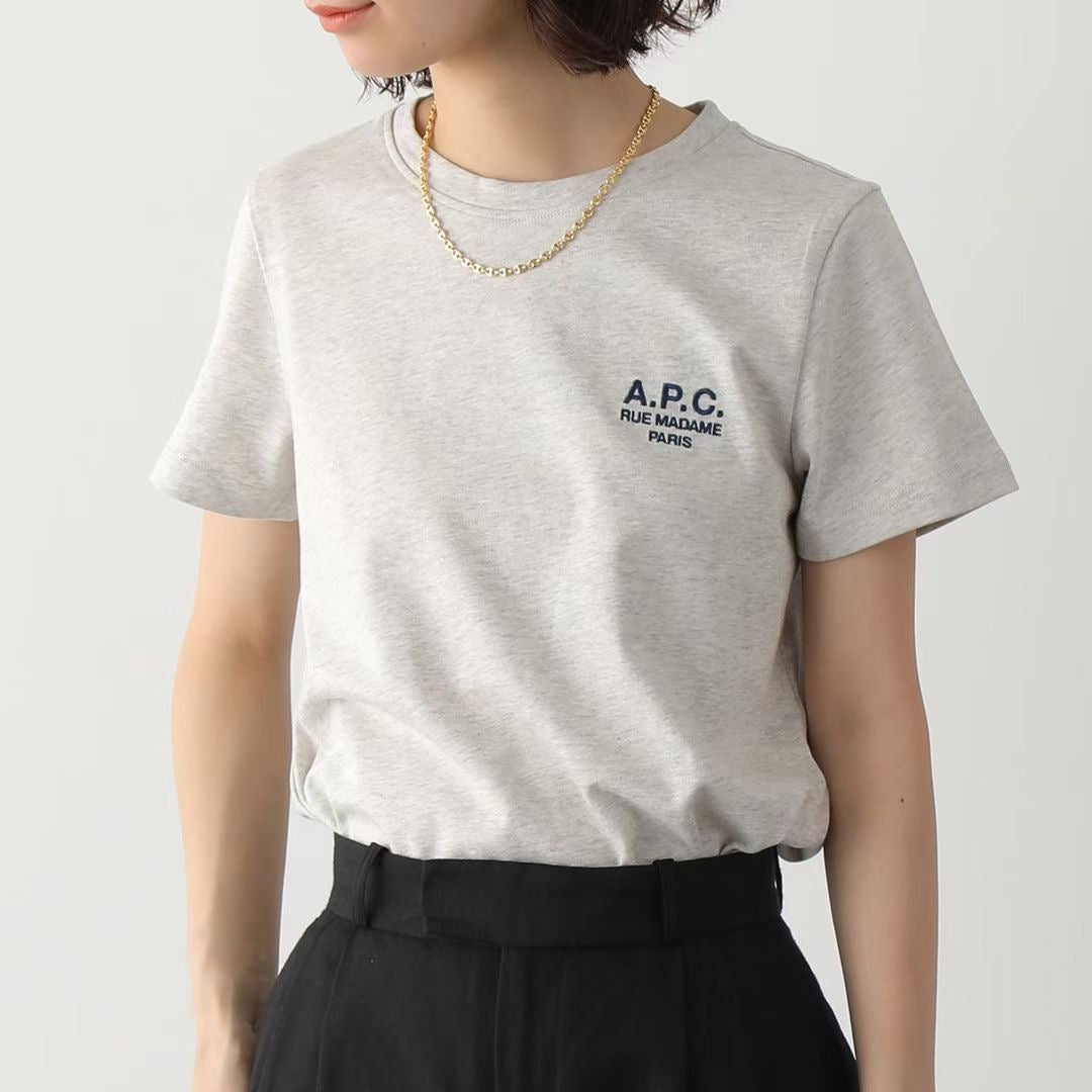 A.P.C 字母 tee