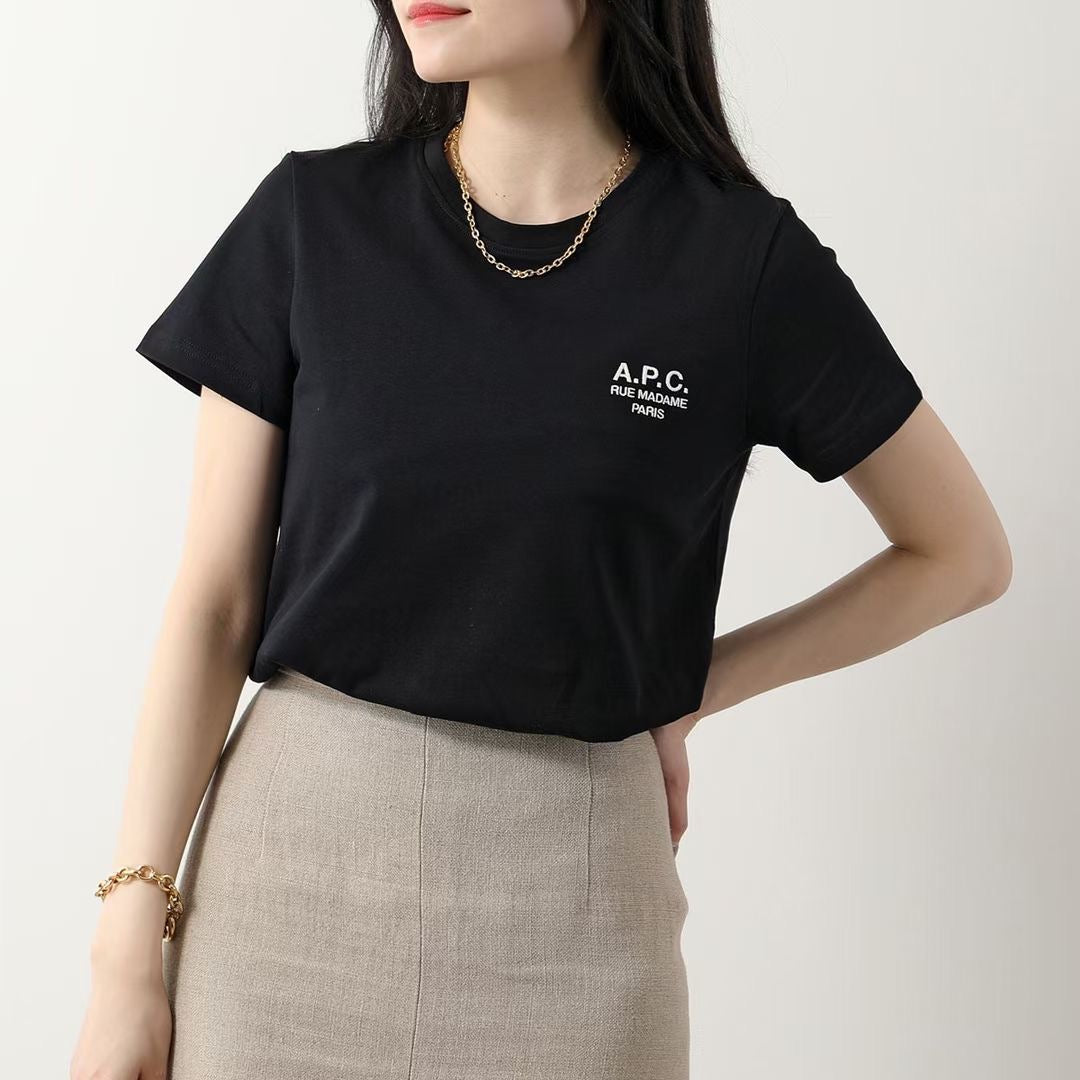 A.P.C 字母 tee