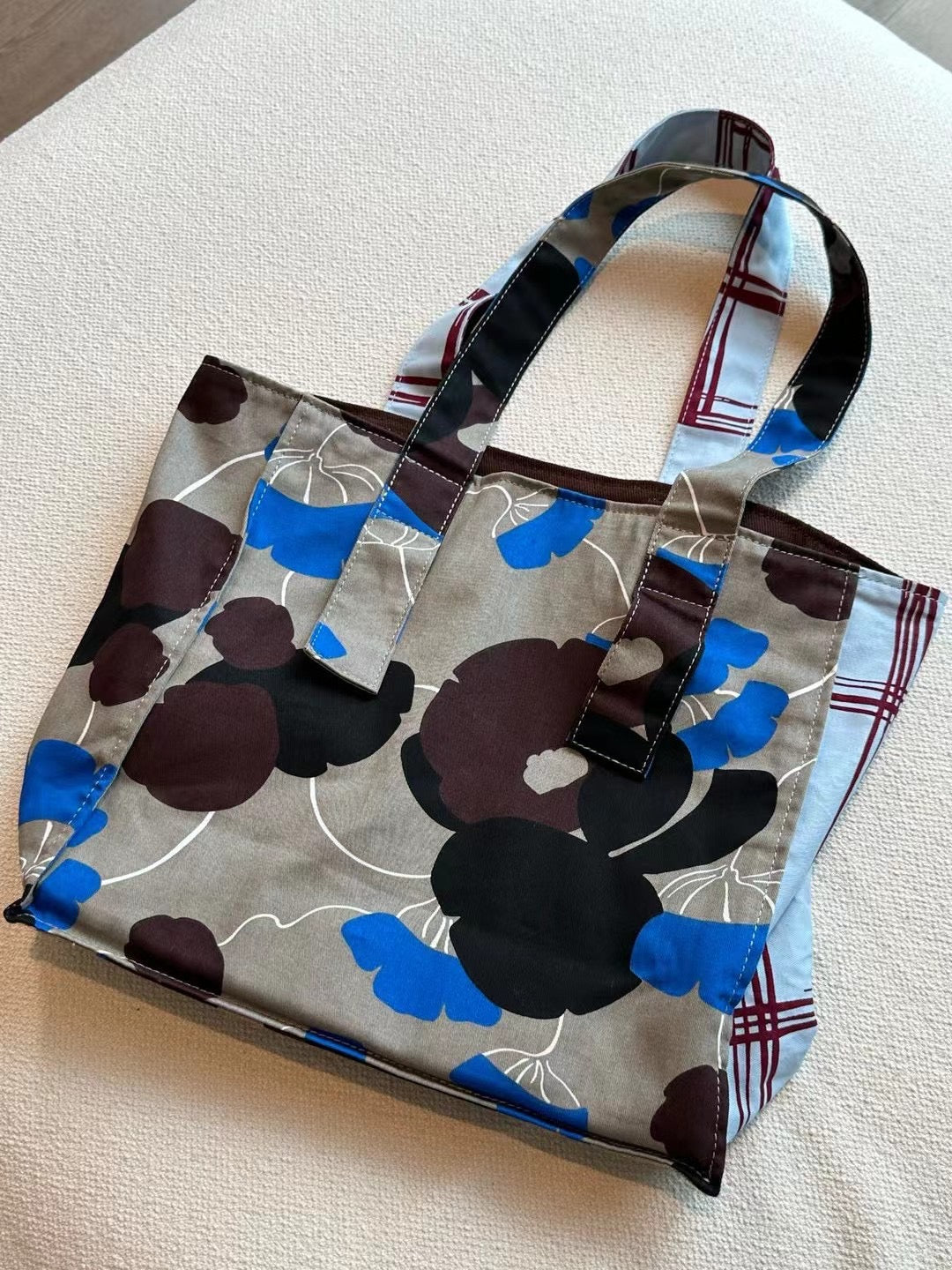 Marni接拼色tote bag