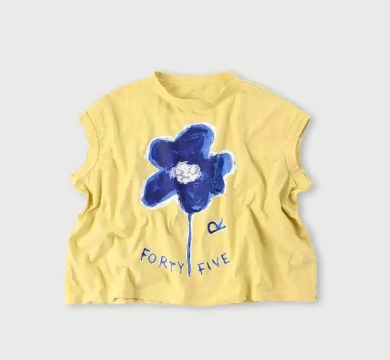 45R flower tee