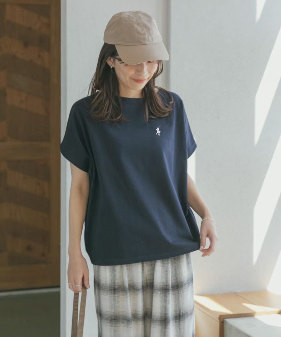 Polo logo 刺繡tee