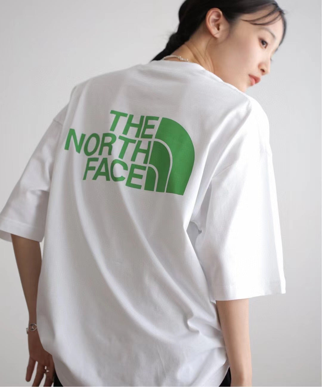 The North Face logo tee