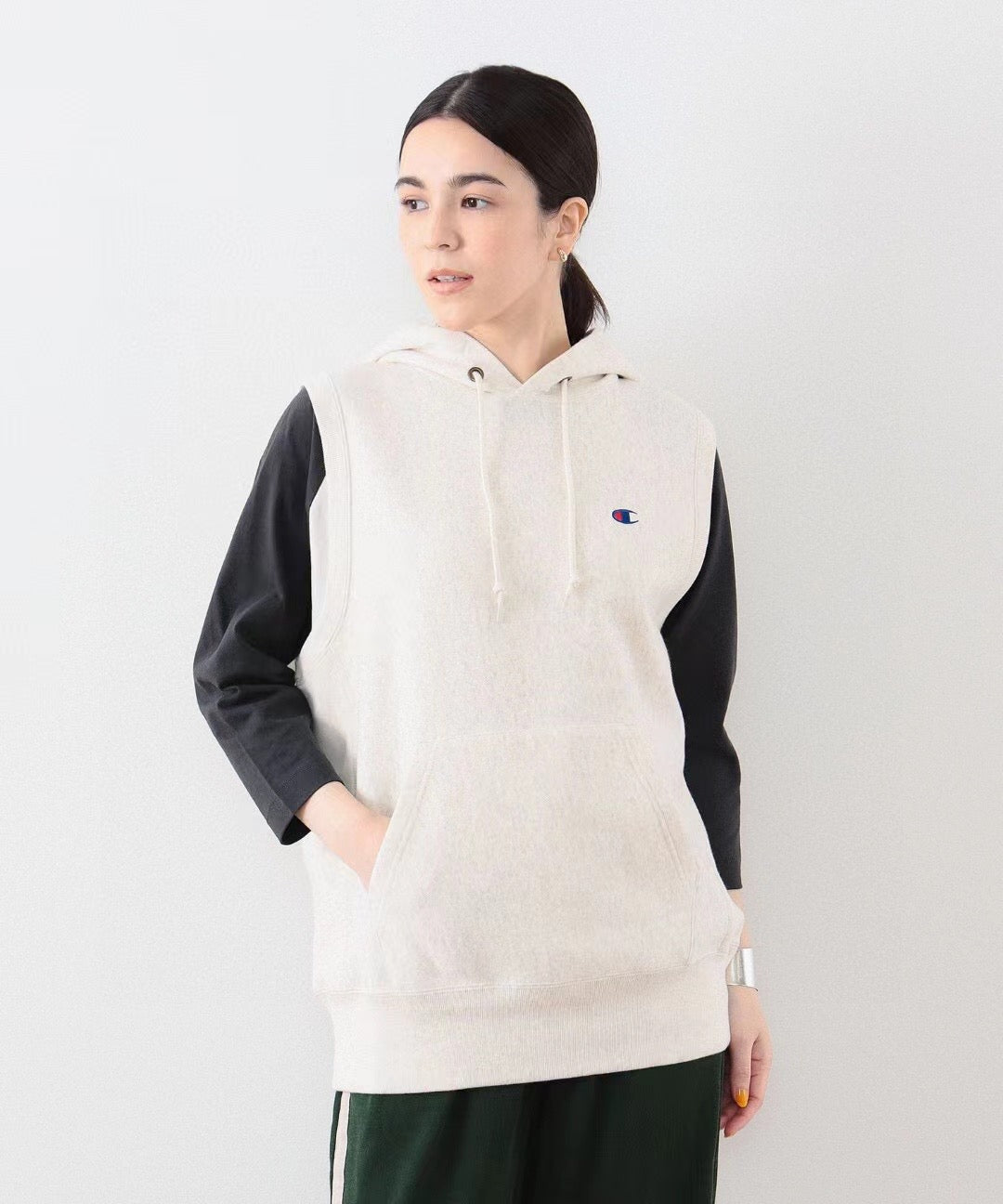 Champion x beams 接拼hoodies