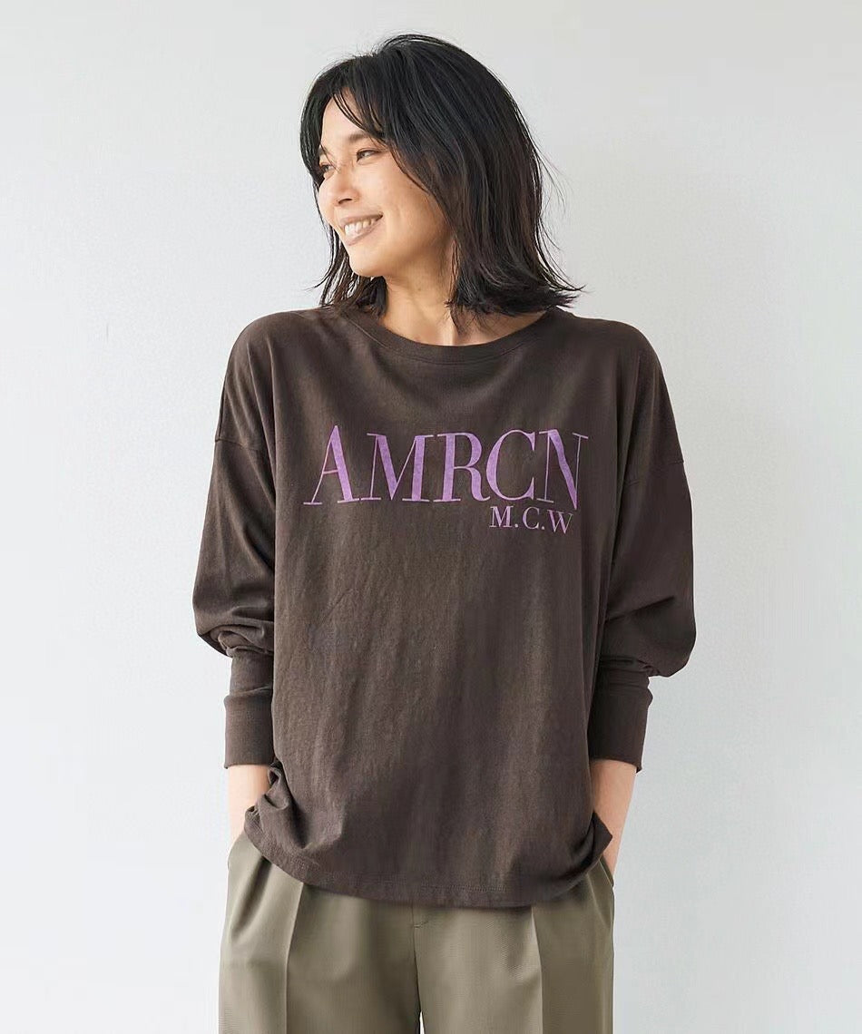 AMERICANA×MICA logo tee