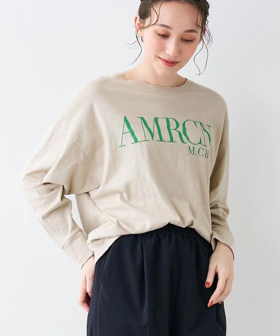 AMERICANA×MICA logo tee