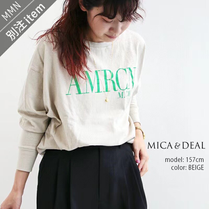 AMERICANA×MICA logo tee