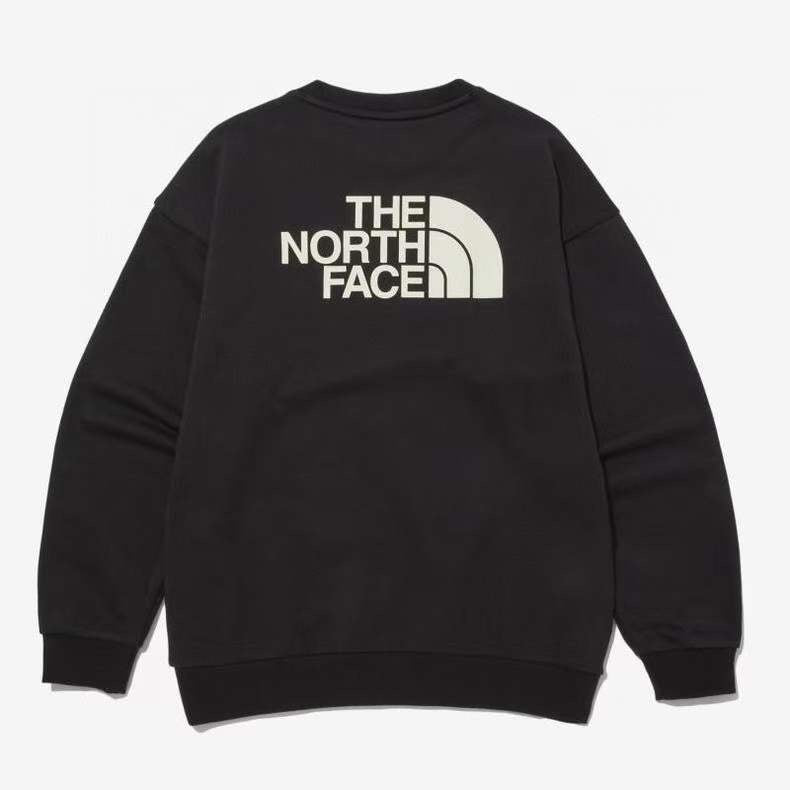 The north face 淨色印花衛衣