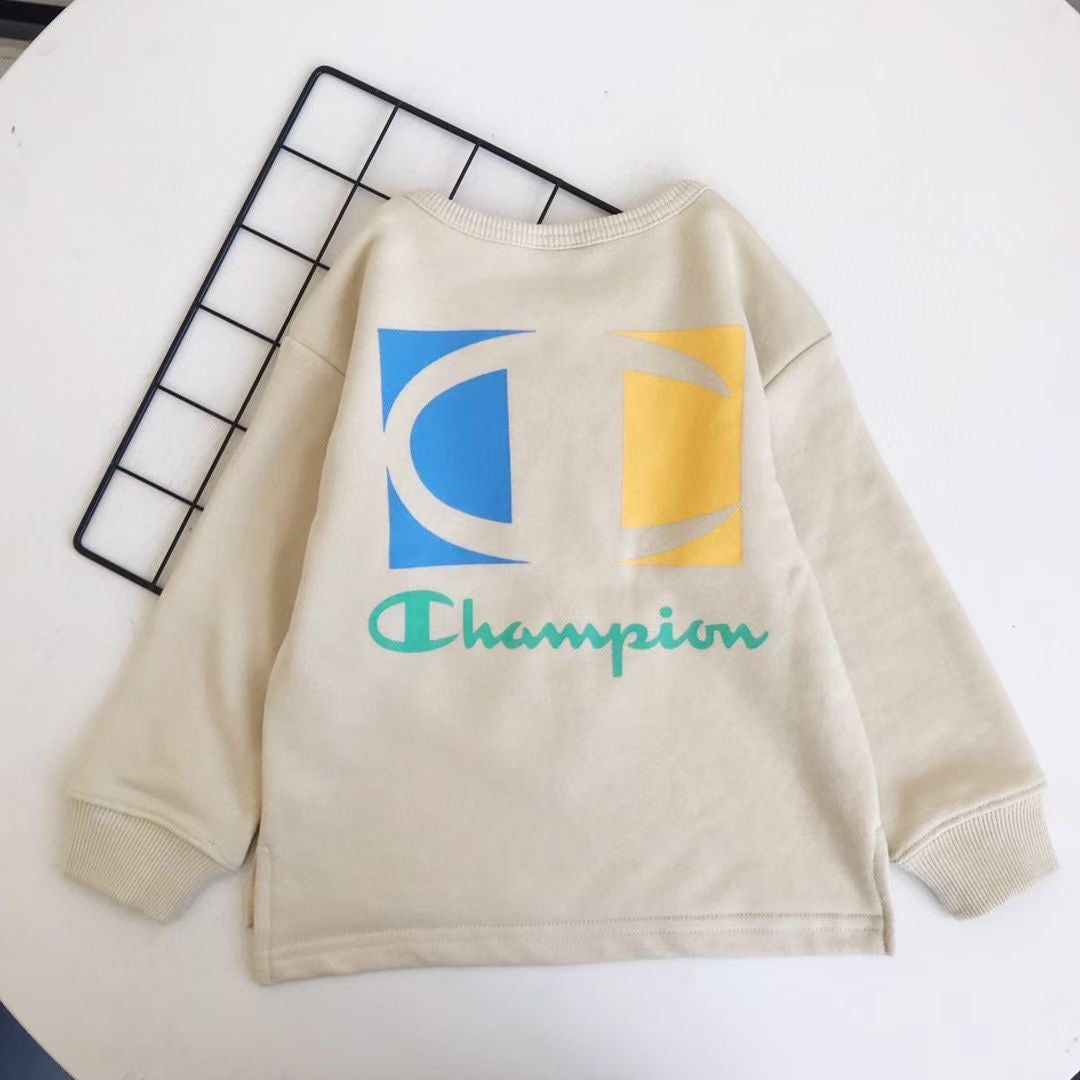 Champion 童裝印花衛衣