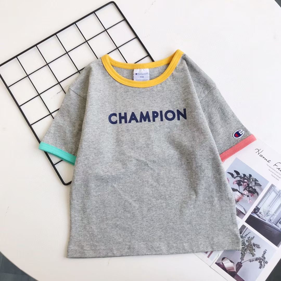 Champion colorful 童裝tee