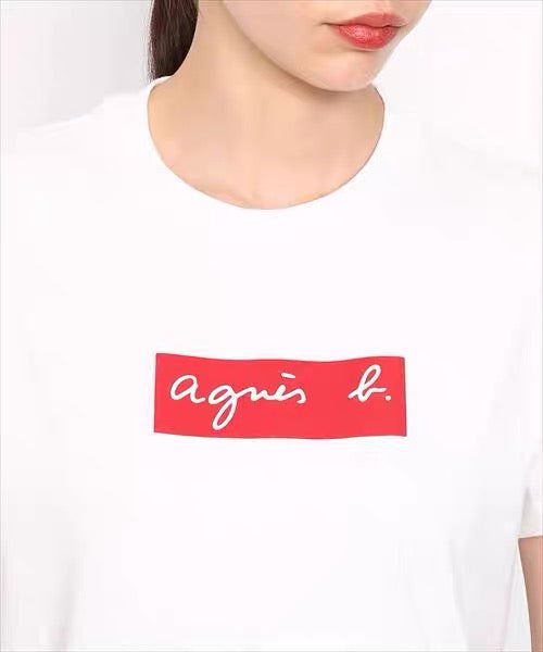 Agnes b 方格tee