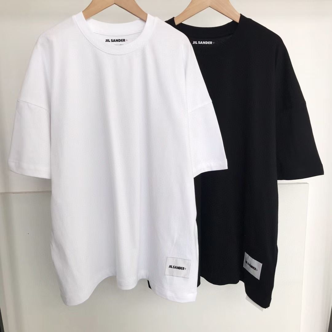 JIL SANDER 純色logo tee