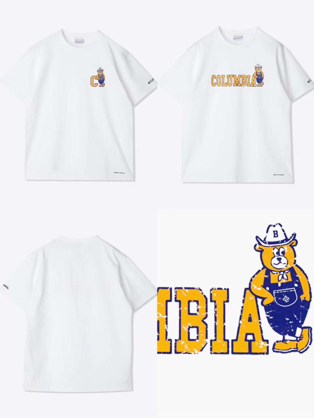 Columbia bear tee