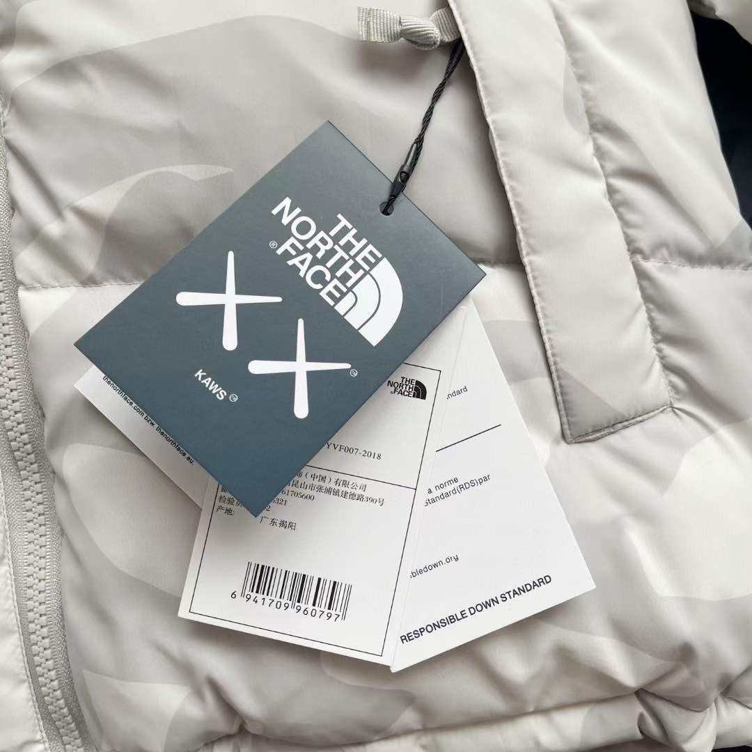 TNF x kaws 羽絨