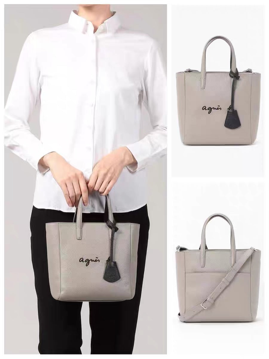 Agnes b 牛皮bag