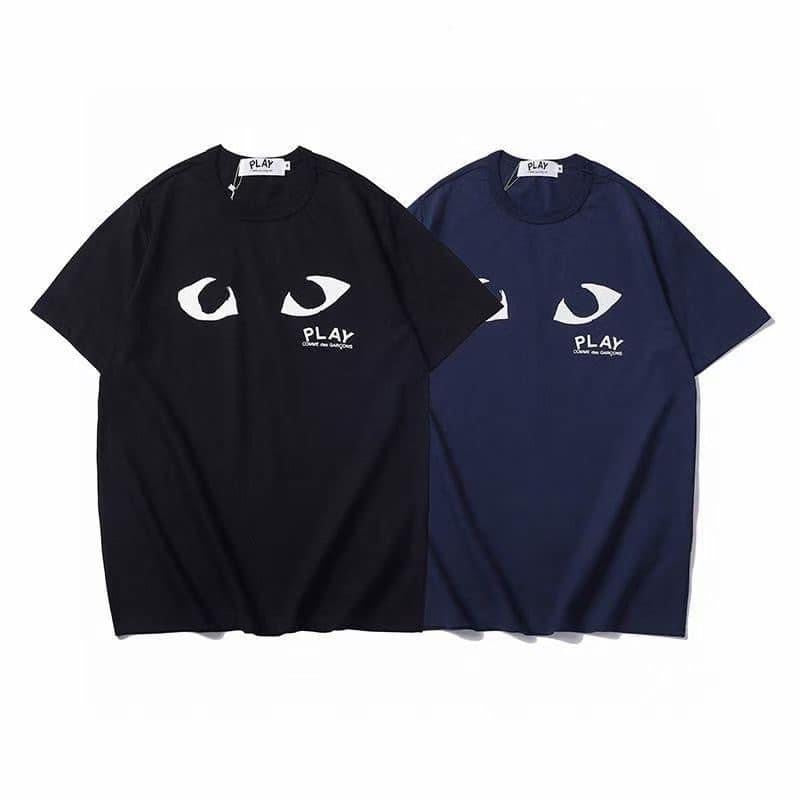 Comme Des Garçon play 眼睛 短袖tee