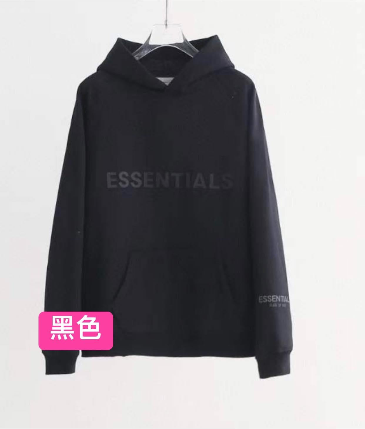 Essentials logo hoodies