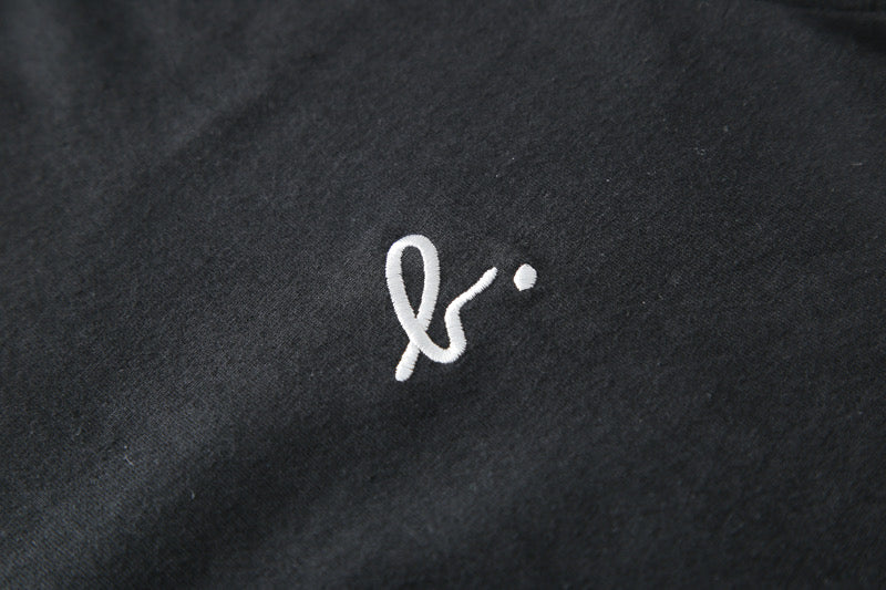 Agnes b logo 刺繡tee