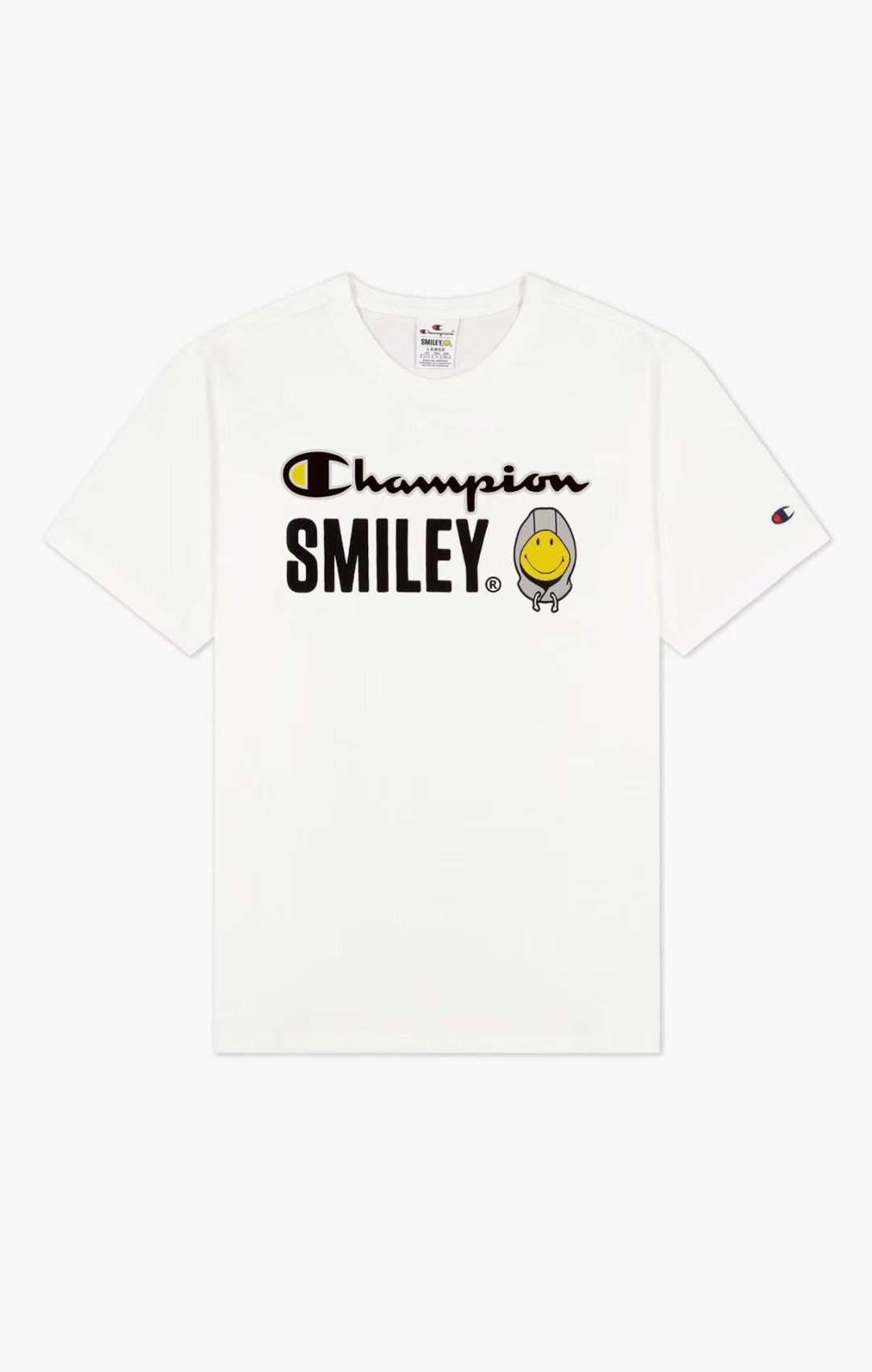 Champion x smiley logo pattern 50th 紀念tee