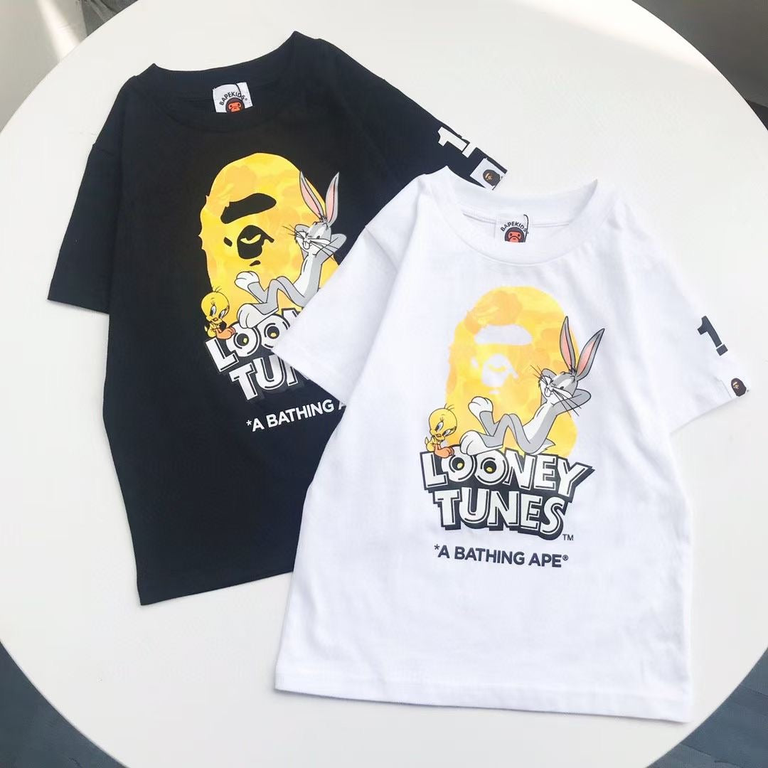 Looney tunes x Bape 童裝 tee