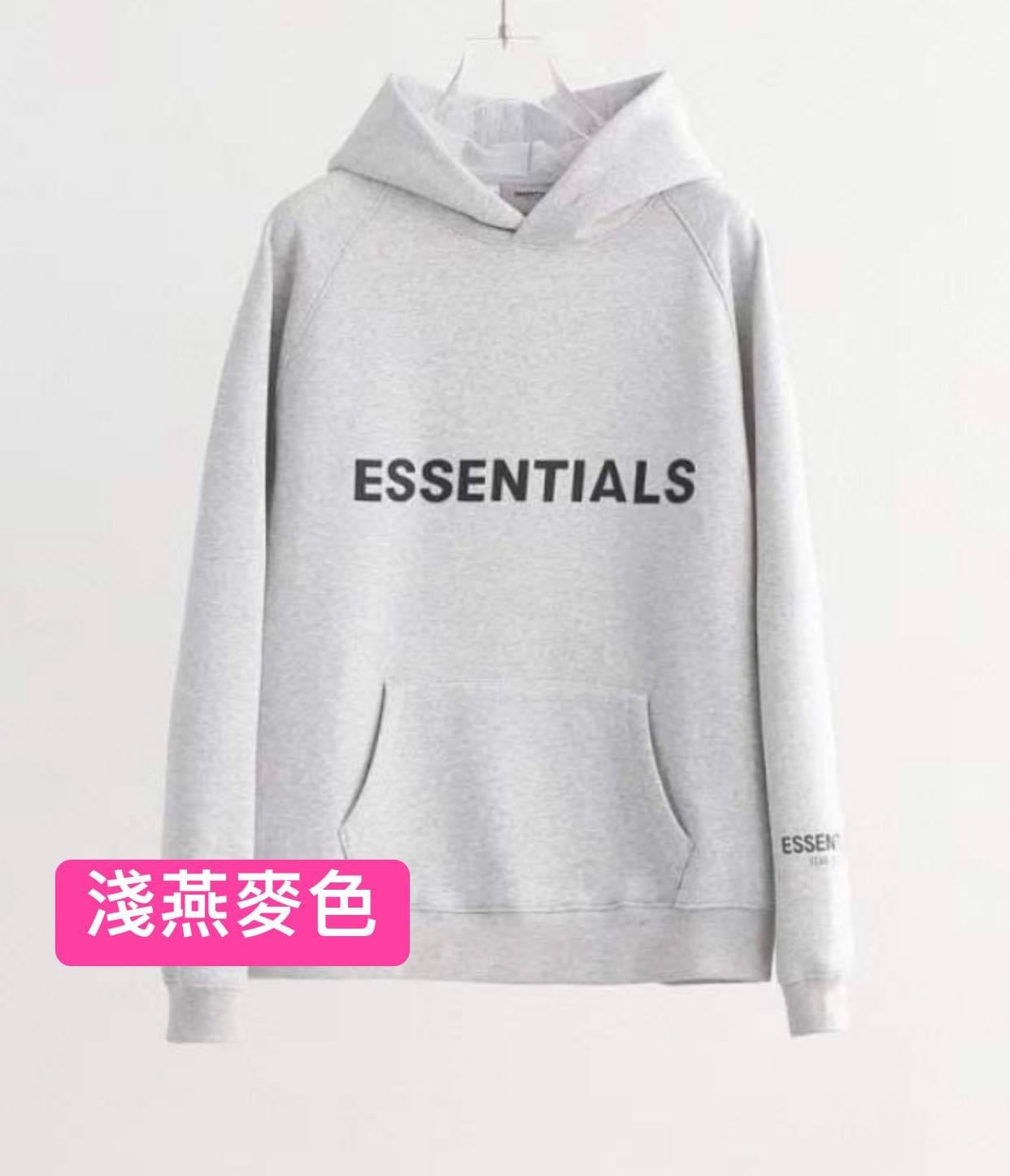 Essentials logo hoodies