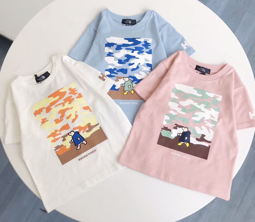 TNF 童裝 bear tee