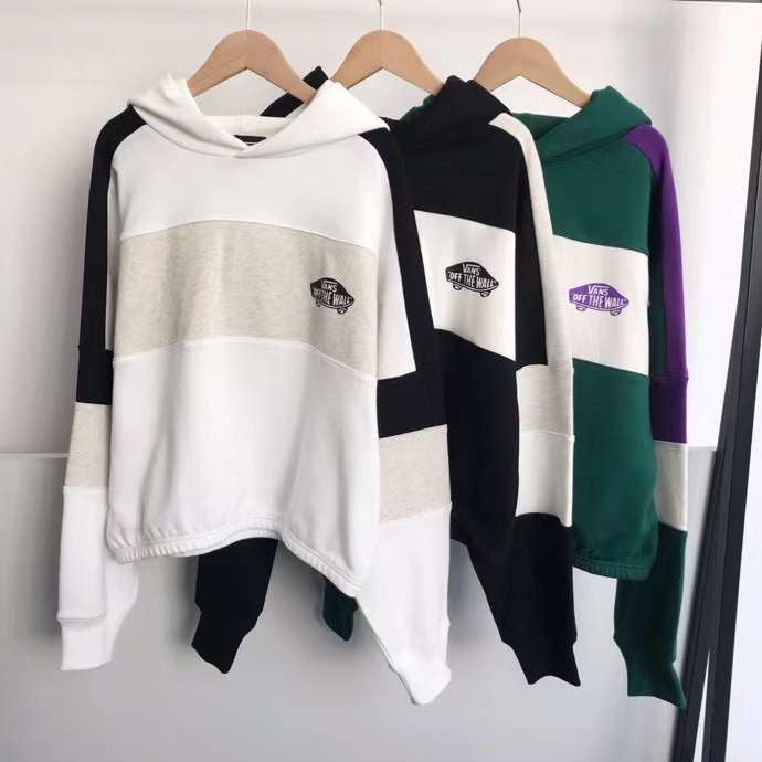 Vans接拼hoodies