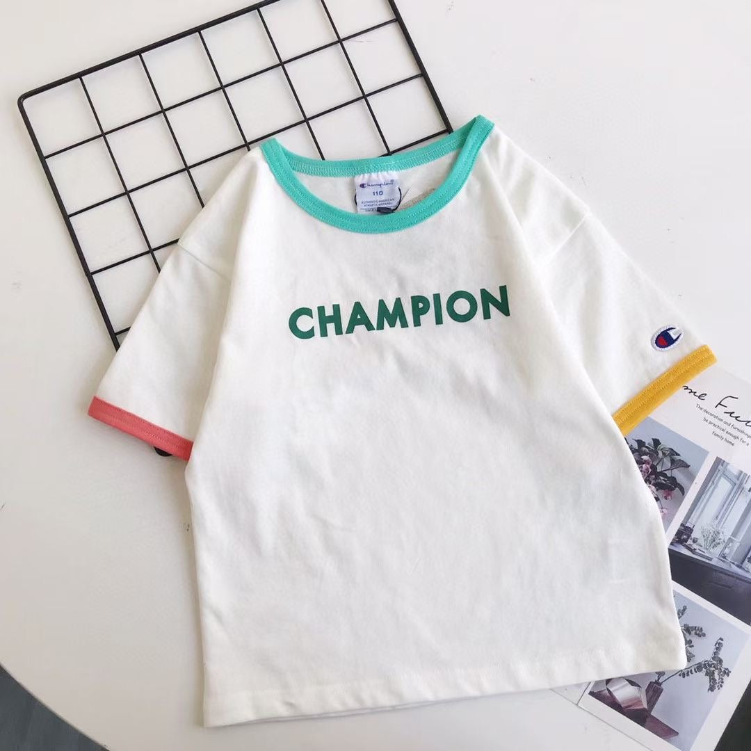 Champion colorful 童裝tee