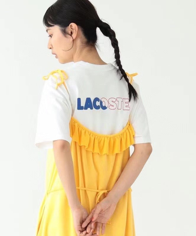 Lacoste 印花短袖tee