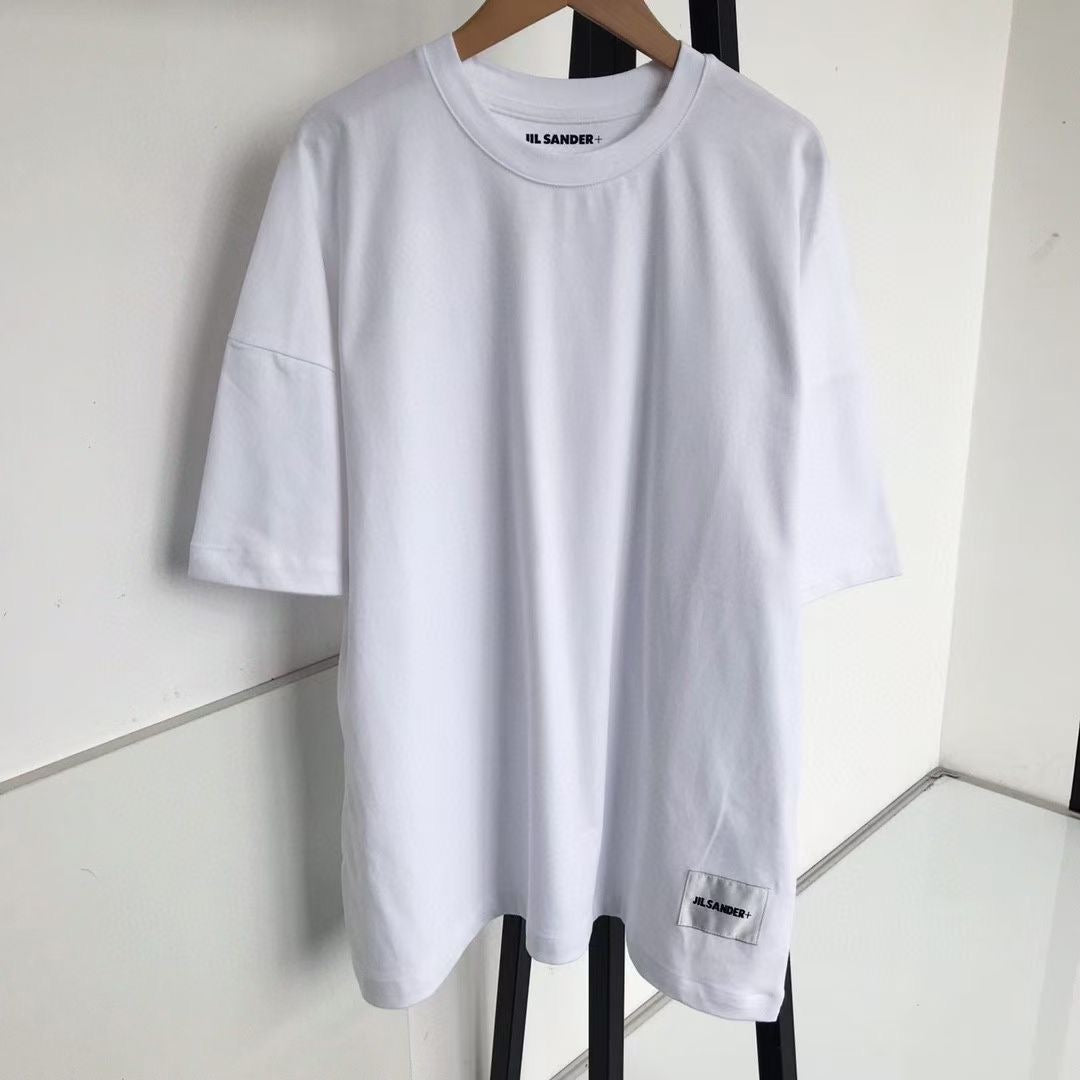 JIL SANDER 純色logo tee