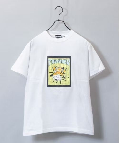 Thrasher x Garfield tee