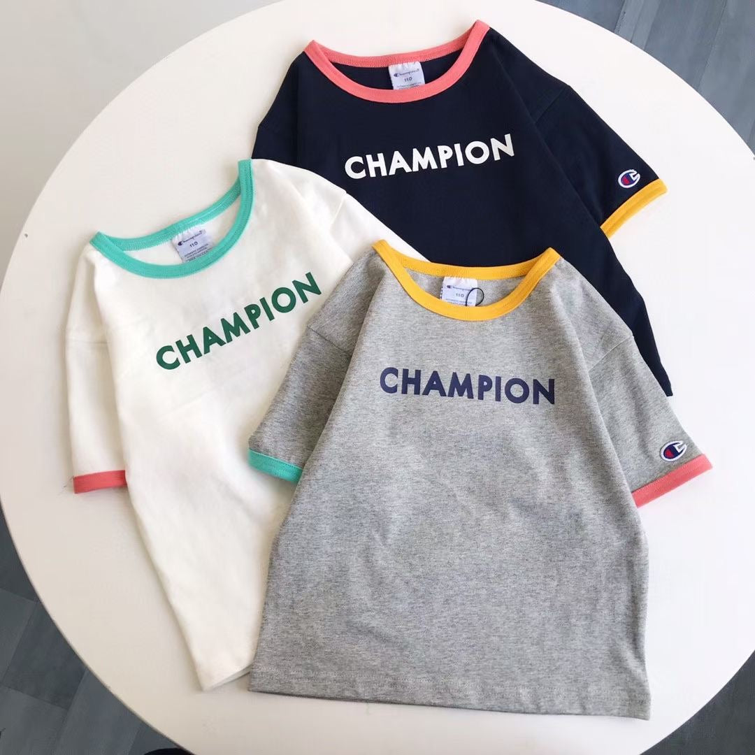 Champion colorful 童裝tee