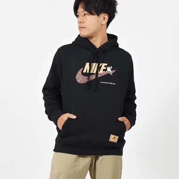 Nike 金色hoodies