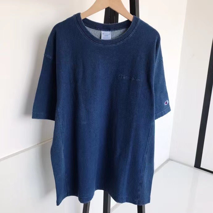 Champion 牛仔毛圈料tee