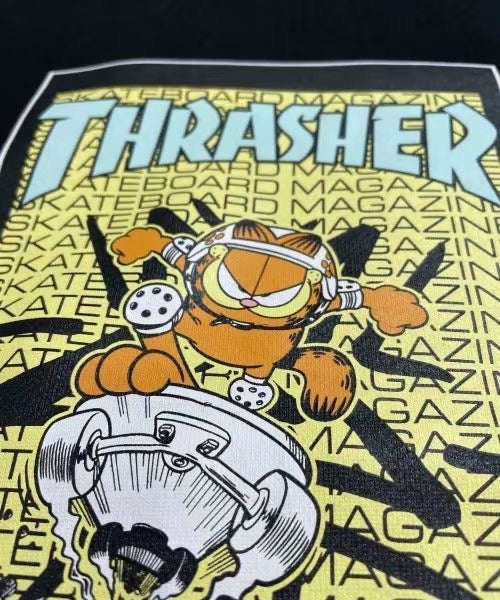 Thrasher x Garfield tee