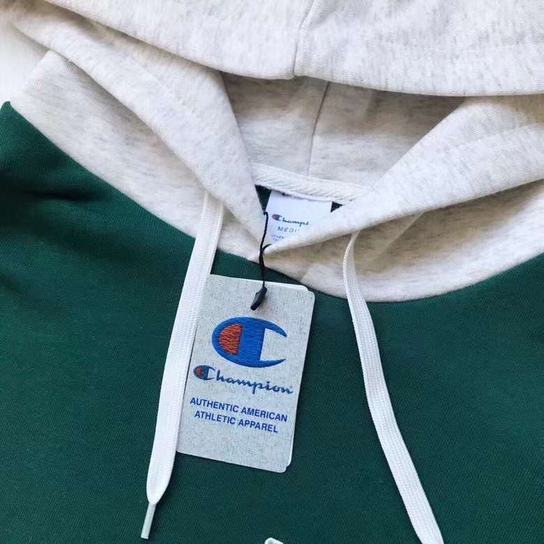 Champion接拼hoodies