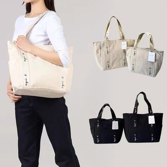 Agnis b logo tote bag