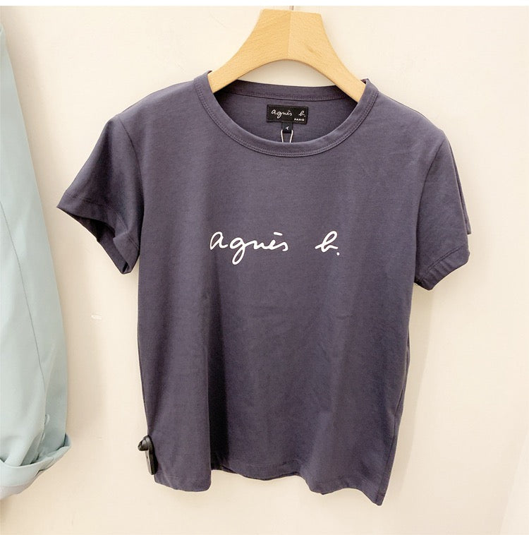 Agnes b logo tee