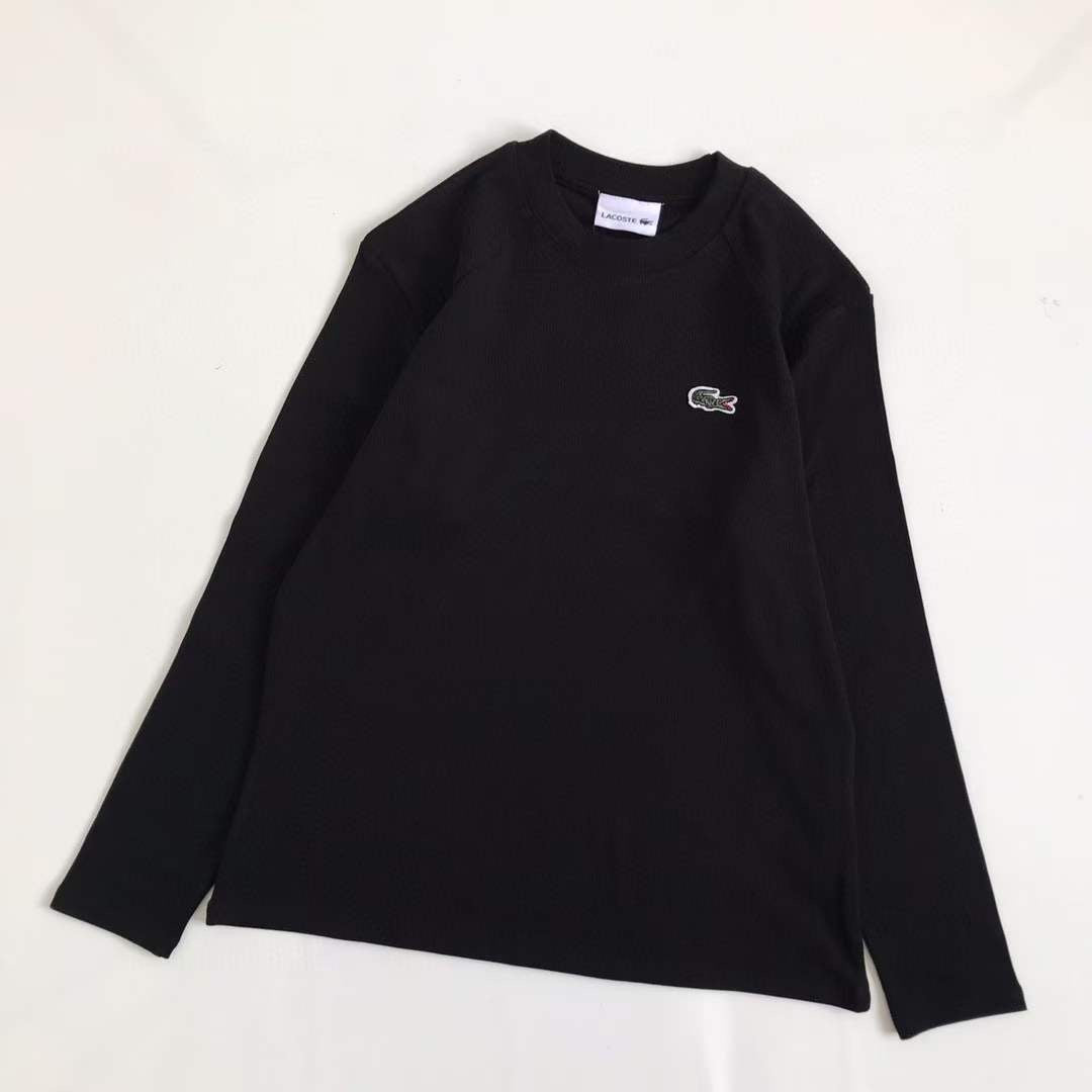 Lacoste 淨色加絨tee