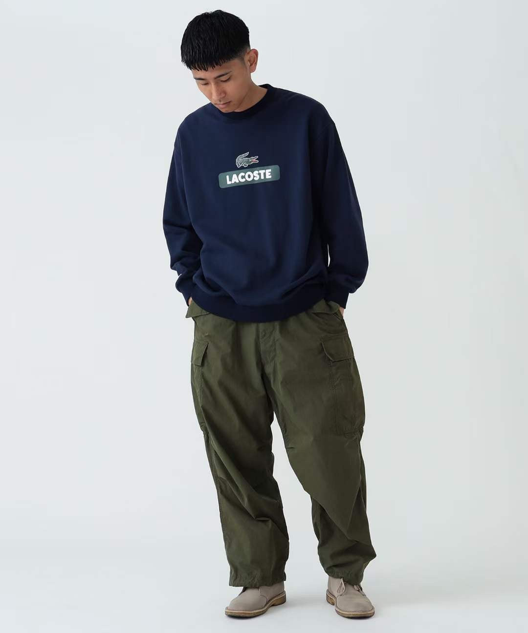 Lacoste x beams Crocodile 衛衣