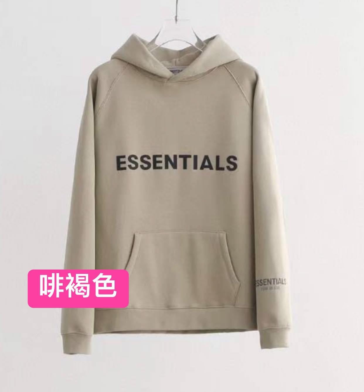 Essentials logo hoodies