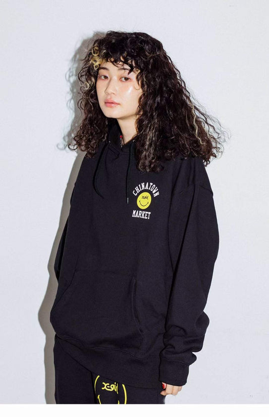 X girl smile hoodies