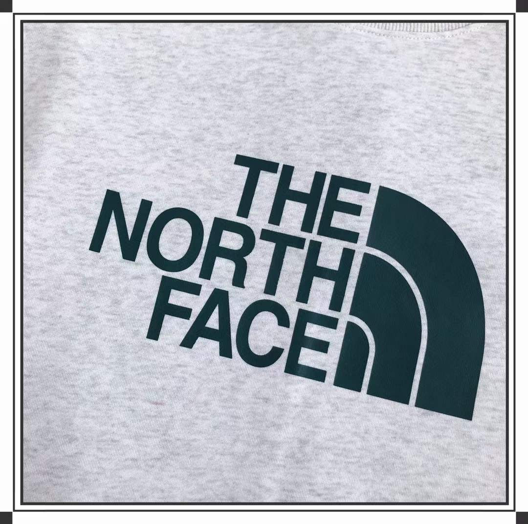 The north face 淨色印花衛衣
