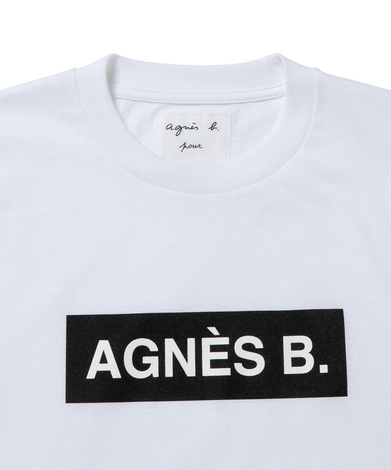 Agnes b 字方格tee