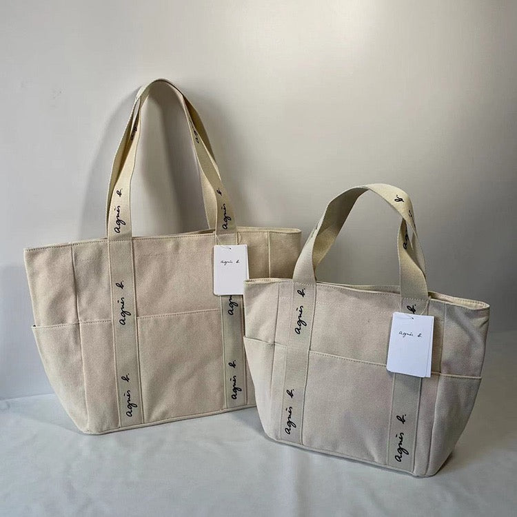 Agnis b logo tote bag