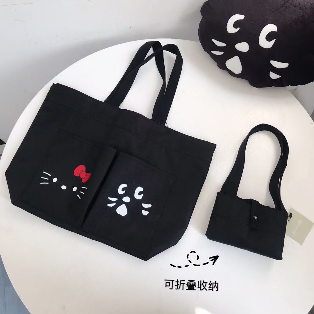 Nenet x kitty tote bag