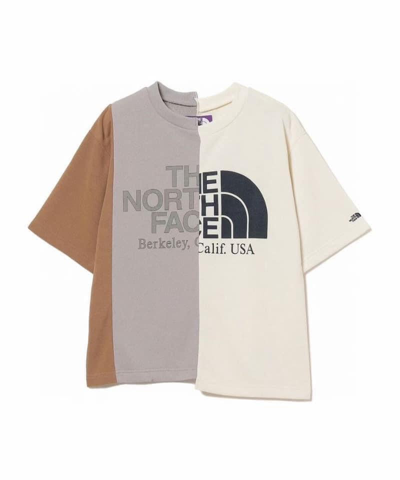 TNF 紫標接拼tee