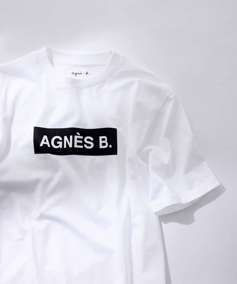 Agnes b 字方格tee